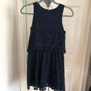 Navy laced dress size S
